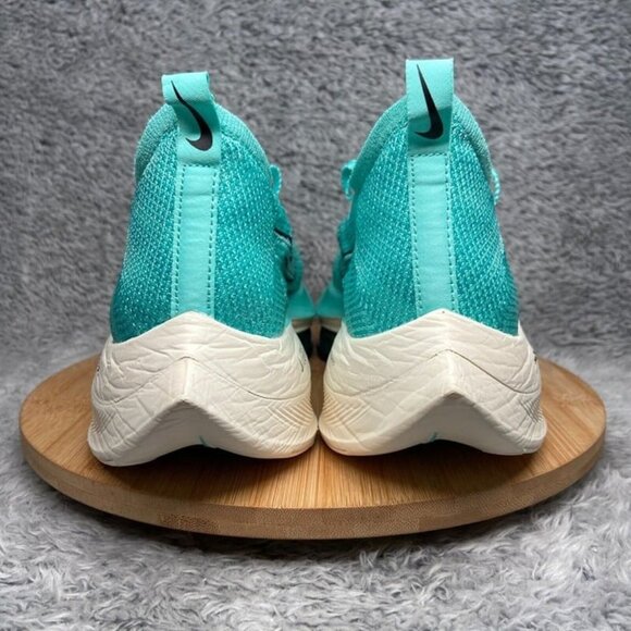 Nike Air Zoom AlphaFly NEXT% Flyknit Size 9 Men Hyper Turquoise - Picture 6 of 8